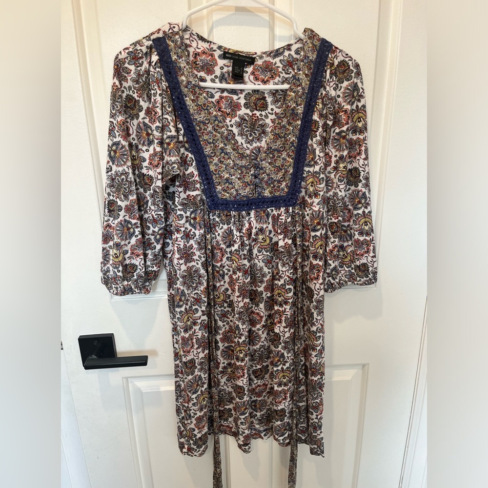 MNG short boho dress